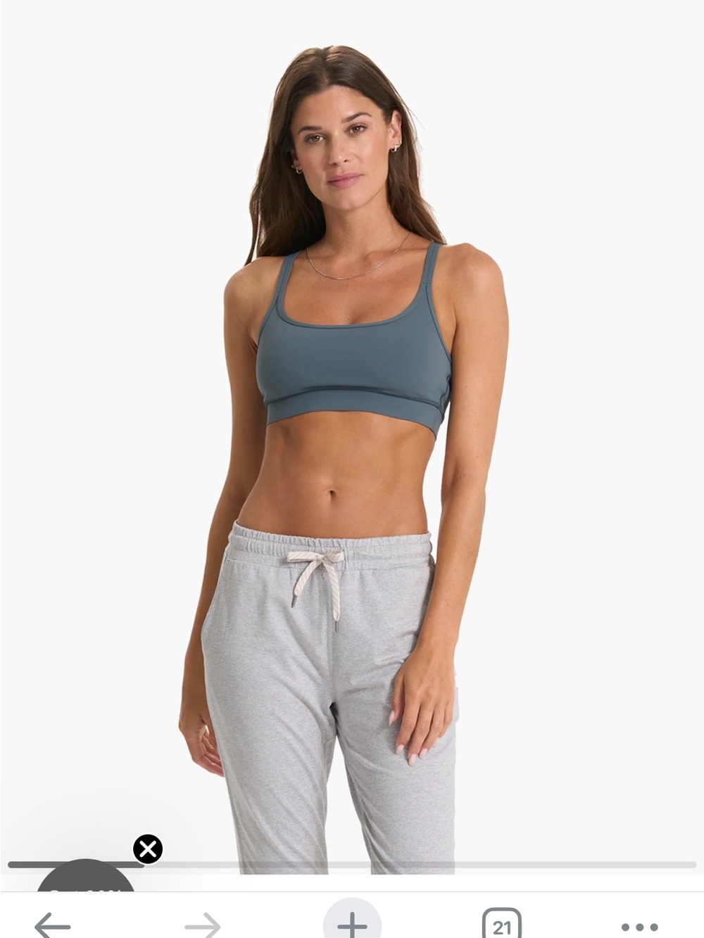 VUORI ribbed studio legging and mindset bra